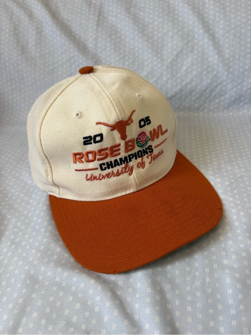 University of Texas 2005 Rose Bowl Champions Hat - 100% wool